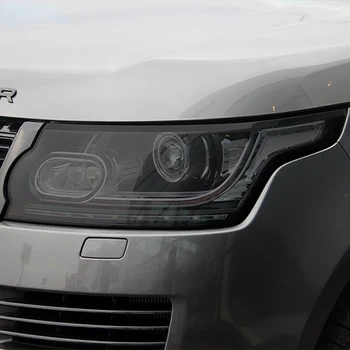 Възстановяване на защитно фолио за фарове, 2 бр., Прозрачен черен стикер от TPU за Range Rover Vogue L405 2013-2020 Аксесоари
