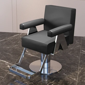 Въртящо коса стол за салон за красота, столче за грим, Луксозно козметично коса стол за измиване на коса, Модерни ергономични мебели Cadeira
