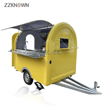 Гореща продажба на Мобилни количка за хранене въздушния поток от неръждаема стомана 304, пътуваща кухня количка за хранене