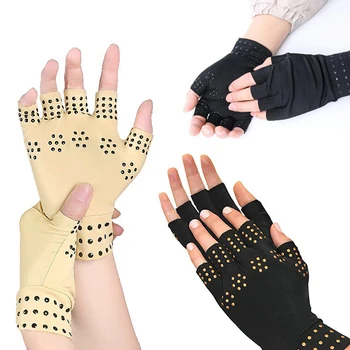 Давящие Нескользящие Ръкавици За Ръце Медна Терапия Компресия Медни Ръкавици За Облекчаване На Болката Инструменти На Здравеопазването
