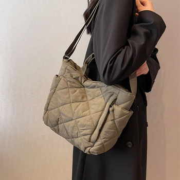 Дамски чанти в клетка от качествена тъкан Tiptoegirls 2023, в есенно-зимната мода, голяма предпоставка, дамска чанта, ежедневни дамски чанта през рамо