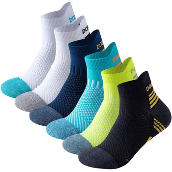 Дамски чорапи 2023 За професионалисти фитнес, мъжки марафонские спортни чорапи за джогинг, Дебели меки къси чорапи с дълбоко деколте глезена