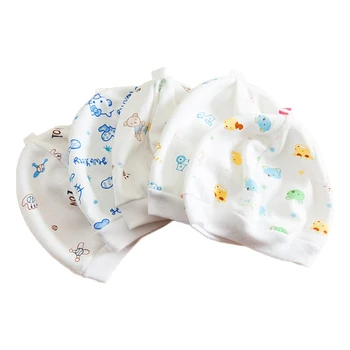Детски шапки от топъл мек смесового памук С дизайн за новородени деца Унисекс Mother Nest Детски шапки с домашен любимец принтом