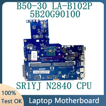 Дънна платка ZIWB0/B1/E0 LA-B102P за Lenovo В50-30 E50-30 E40-30 дънна Платка на лаптоп 5B20G46104 С процесор SR1W4 N2830 100% Тествани В добро състояние