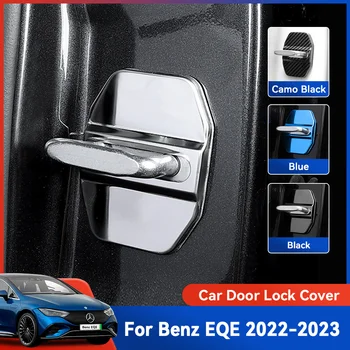 За Mercedes Benz EQE 2022 2023 Аксесоар Auto Автоматично Заключване на вратите на Автомобила Защитно покритие Емблема Калъф Аксесоари За Декорация От Неръждаема Стомана