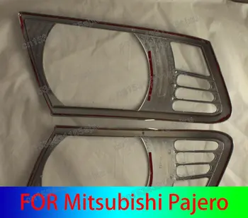 ЗА Mitsubishi Pajero V73 2001 2 елемента ABS капачка на фенер Автомобилни Хромирани ленти Аксесоари за Декорация фаровете