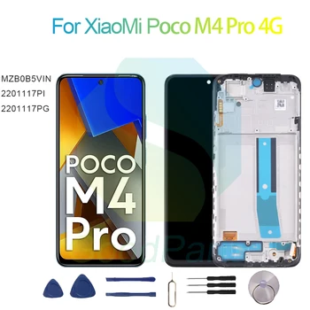 За XiaoMi Poco M4 Pro 4G Подмяна на екрана на Дисплея 2400*1080 MZB0B5VIN, 2201117PI/PG Poco M4 Pro 4G LCD Сензорен Дигитайзер