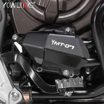 За YAMAHA MT-07 MT07 FZ07 2014 2015 2016 2017 2018 2019 2020 2021 2022 2023 Защита на капака на водната помпа на мотоциклет Радиатор за охлаждане
