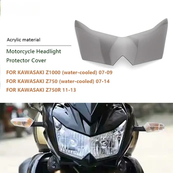 Защита на Екрана Отпред Фарове за Мотоциклети, на Защитно покритие на Обектива За KAWASAKI Z750 Z750R Z 750 750R Z1000 с водно охлаждане 2007-2009