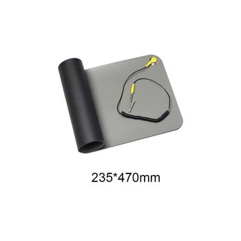 Индивидуален стил 235 * 470 мм Ремонтни накладки Антистатични ESD Подложка за електронното маса Тенис на мат Подвижна проводник за заземяване 12 бр./лот