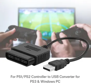 Кабел конвертор USB адаптер контролер за PC, PS2 PS3
