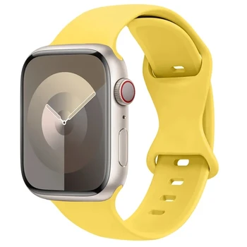 Каишка за Apple Watch band 44mm 45 мм 41мм 40 мм 49мм 42мм 38мм Силиконов Спортен гривна correa iwatch Series 8 Ultra 7 se 3 5 4 6