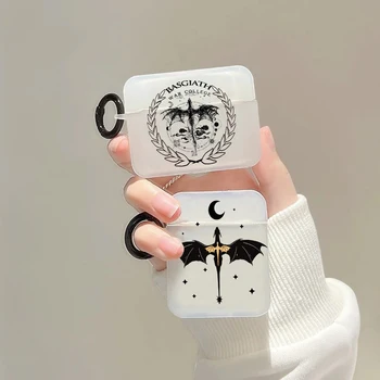 Калъф Basguatg War College за AirPods Pro 2 3 1 Pro2 Chandler Apple Air Pod Cover Black Yellow Dragon Funda Couque