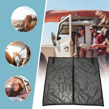 Капака на багажника на колата, козирка от комари, защита от летящи насекоми, комарници щори, Външни къмпинг, UV-защита за задната врата на suv MPV