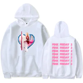 Качулки Nicki Minaj Сърце Frame с качулка Pink Friday 2 Album, hoody с дълъг ръкав, градинска облекло за мъже/за жени