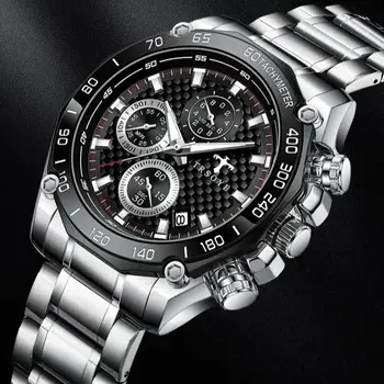 Китайска часова фабрика, модерни мъжки часовници, най-добрата марка, луксозни ръчен часовник, кварцов часовник, мъжки хронограф водоустойчив