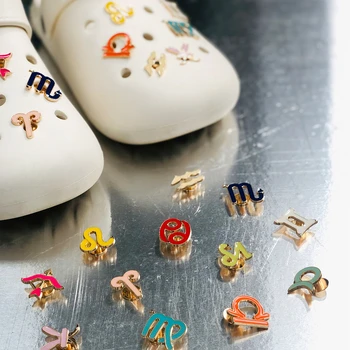 Ключодържатели за обувки Crocs Направи си сам Constellation Свалящ Декоративна обтегач за аксесоари Croc Shoe Charm За подаръци за момчета и момичета на детска парти