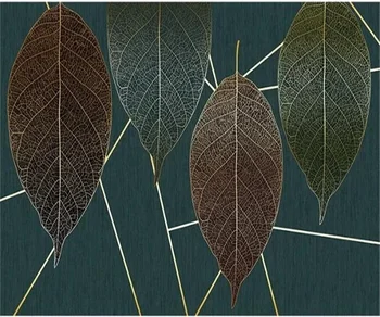 Кокосови скандинавско модерна минималистичная и луксозна геометрия на листата на растенията Тапети за хола Тапети за стени начало декор