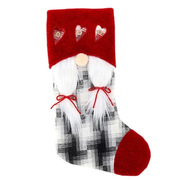 Коледни чорапи, Коледни Празнични украси подарък чорапи Подарък отглеждане