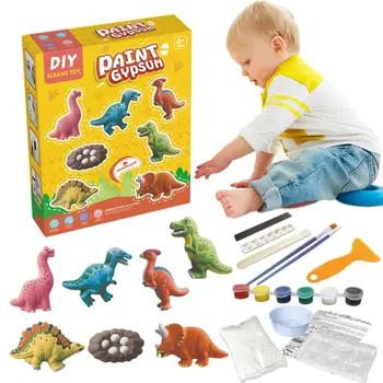Комплект за Рисуване на Гипс За Деца Забавен Комплект За Рисуване с Пръсти, може да Разкрие Творческите си Способности, да Проучи Цветови Комбинации, Детски Забавления, Играчки 