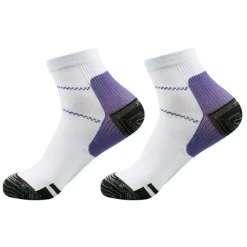 Компресия чорапи за екипажа, удобни ластични компресия чорапи за бягане в колело, ежедневни облекла медицински сестри
