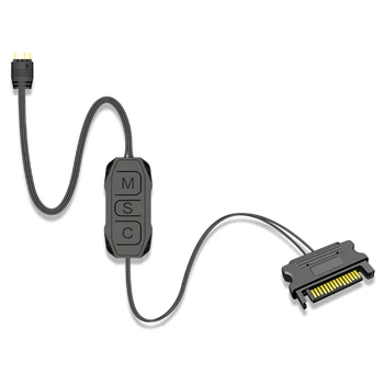 Контролер сдвояване с ръчно адресуемым RGB контролер ARGB LED Контролер с 15-пинов конектор SATA 3-пинов ARGB LED