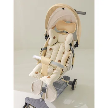 Корейската нова възглавница за детска количка с бродерия, есенно-зимна утепленная Детски памучен възглавница