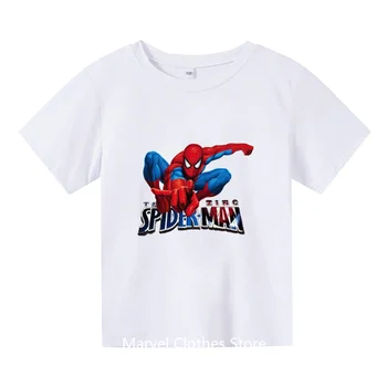Корейската тениска с Човека-паяк, Детски дрехи за момчета, Тениска с принтом За момчета и момичета, Детски тениска За момчета, Модни Блузи за момчета