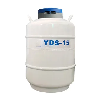 Криогенный резервоар за течен азот YDS-15 Калибър 16 л/50 mm/80 mm Фланец на резервоара за течен азот за предпазване от изтичане на течен азот