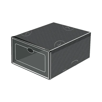 Кутии за съхранение на обувки 1P выдвижного тип с предно отваряне, органайзер за обувки, контейнер за обувки, женски маратонки