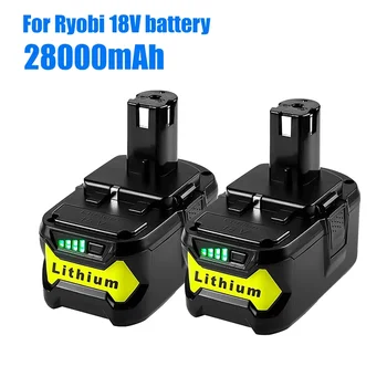 Литиево-йонна Акумулаторна Батерия 18V 28.0 Ah за Ryobi ONE + Безжичен електрически инструмент BPL1820 P108 P109 P106 P105 P104 P103 RB18L50 RB18L40
