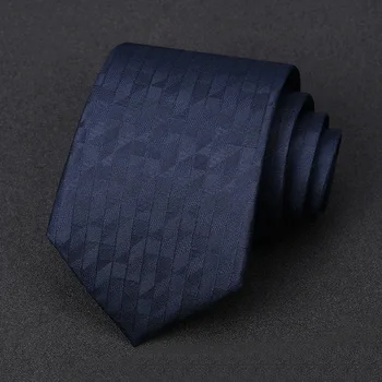 Луксозна вратовръзка на ивици с дължина 8 см от 100% коприна за мъже, Брендовый Дизайнерски бизнес костюм, рокля, вратовръзка, Мъжка Сватба парти, Мъжки подарък