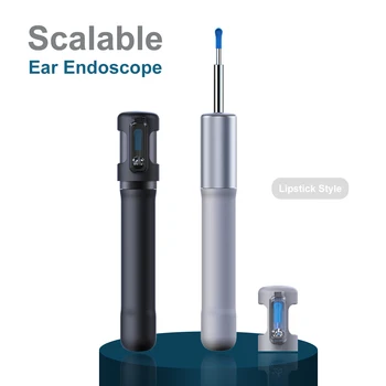 Мащабируем Интелигентен Пречиствател на ушите Ендоскоп висока инжекция Ушна Пръчка Мини Камера Отоскоп Медицински Чисти Ушите