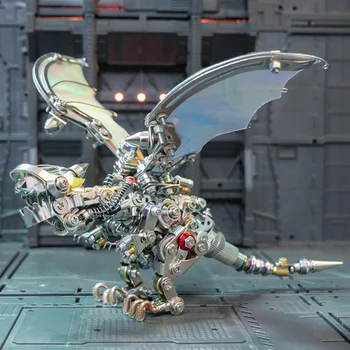 Метален пъстра колекция от модели на дракони 