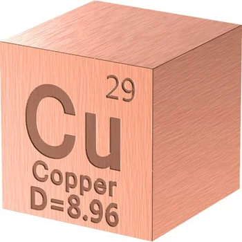 Метални елементи от 10 части-Кубчета -Плътност-Комплект зарчета за Периодичната таблица на елементите (0,39 инча / 10 мм)