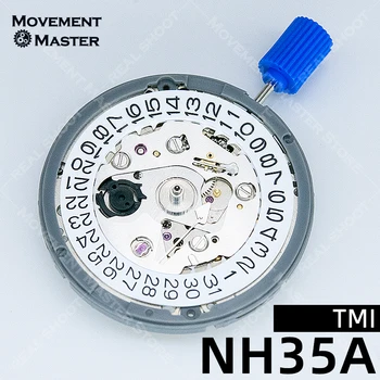 Механизъм TMI Japan NH35 Точност Механичен Автоматичен Часовник Наручный Ден И Дата на Набор от Механични Ръчни Часовници Ръчни Часовници За Мъже