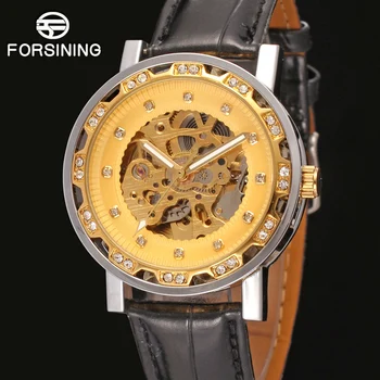 Механични часовници FORSINING Tourbillon за мъже с автоматично стомана каишка и скелетоном, мъжки часовник 2023 г., най-добрата марка на луксозни Reloj Hombr