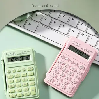 Мини-флип-калкулатор Smart Stay 8 цифри, мини-малко научен калкулатор ярки цветове, преносими офис ученически пособия