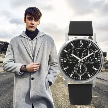 Модерен мъжки часовник Най-добрата марка луксозни часовници на кожени колана за мъже и жени, прости кварцов часовник, безплатна доставка 2024 Reloj Hombre