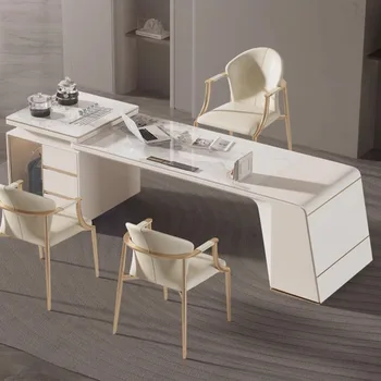 Модерен офис бюро, което Стои в спалнята, Конферентна зала, бюро, Тоалетка мебел, Офис мебели Scrivania Ufficio Lavoro