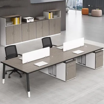 Модерен Офис маса за съхранение на канцеларски материали Луксозен Офис Бюро училищна Шефа си за подаване на Документи Tavolo Da Lavoro Офис Мебели HDH