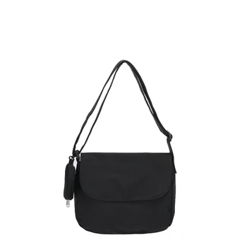 Модерна Нова дамска чанта за През рамото от плат Оксфорд, Дизайнерски Проста Ежедневна Топла Чанта-месинджър, однотонная Женствена чанта През рамо, чанти.