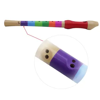 Музикален инструмент Дървена 8-луночный записващо устройство за сопран Дълга флейта за обучение на деца