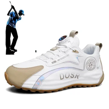 Мъжки обувки за голф, удобни маратонки за голф, Спортни обувки за почивка, висококачествени модерни спортни обувки за ходене.