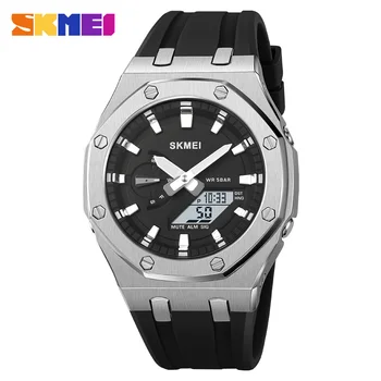 Мъжки часовник SKMEI 2243, студентски електронни часовници, многофункционални спортни водоустойчив електронни часовници с нощно сияние