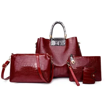 Нова модна тенденция 2023 г., чанта за майките с калъф от четири части, лесна и универсална, однотонная ръчно женствена чанта през рамо с едно рамо