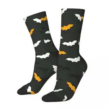 Нощните прилепи The Bats Animals Чорапи за момчета и момичета с 3D принтом, Чорапи до средата на прасците