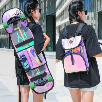 Обновена Чанта За Скейтборд Чанта За Съхранение На Универсална Чанта За Скейтборд Чанта За Пътен Сърфиране Чанта За Пътен Сърфиране Раница За Мъже Sporttas Dames