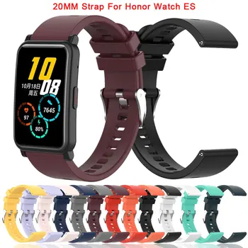 Оригинален силиконов каишка за часовник Huawei Honor Watch ES 20 мм, гривна за умни часа, спортна каишка за китката, гривна Correa