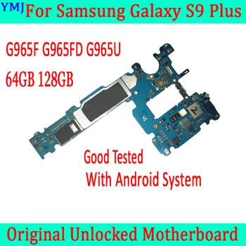 Оригиналната дънна Платка за Отключване на Samsung Galaxy S9 PLUS G960F G960U G960FD G965F G965U G965FD Основната Логическа Такса Добра Протестированная Плоча